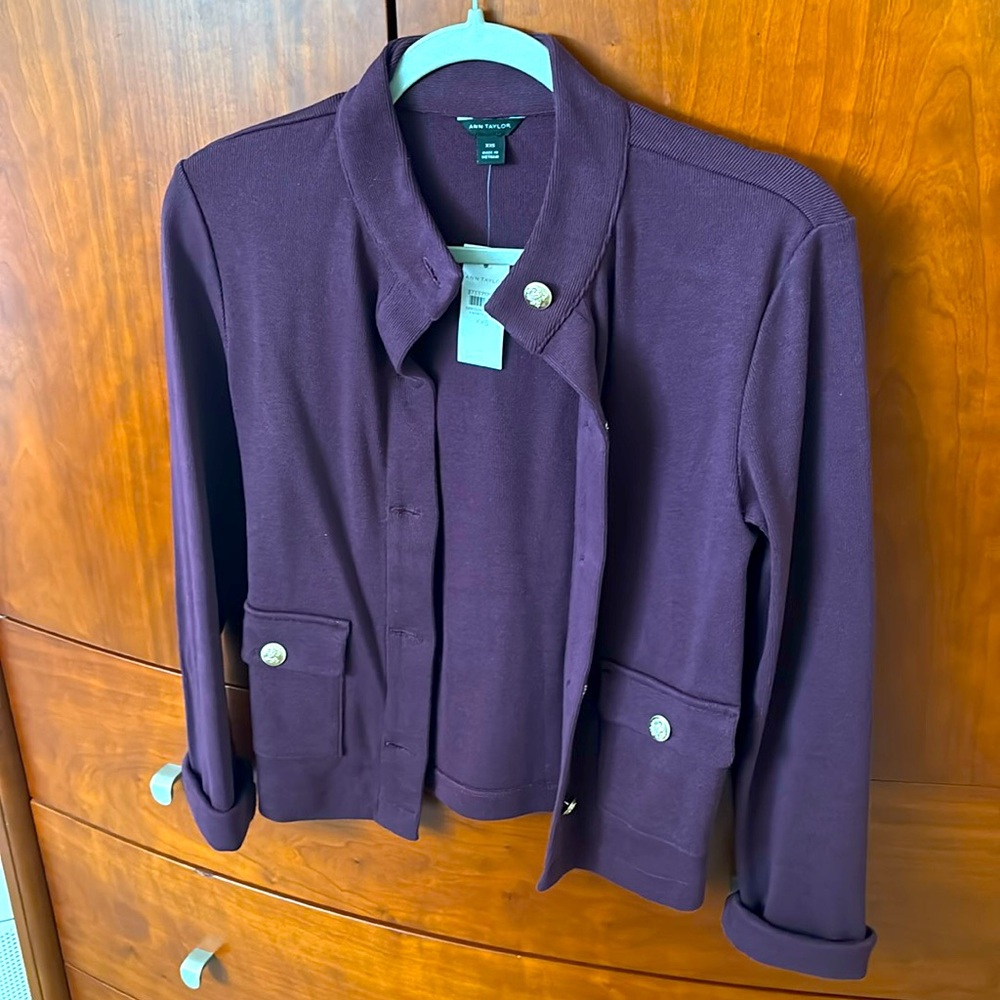 NWT plum jacket